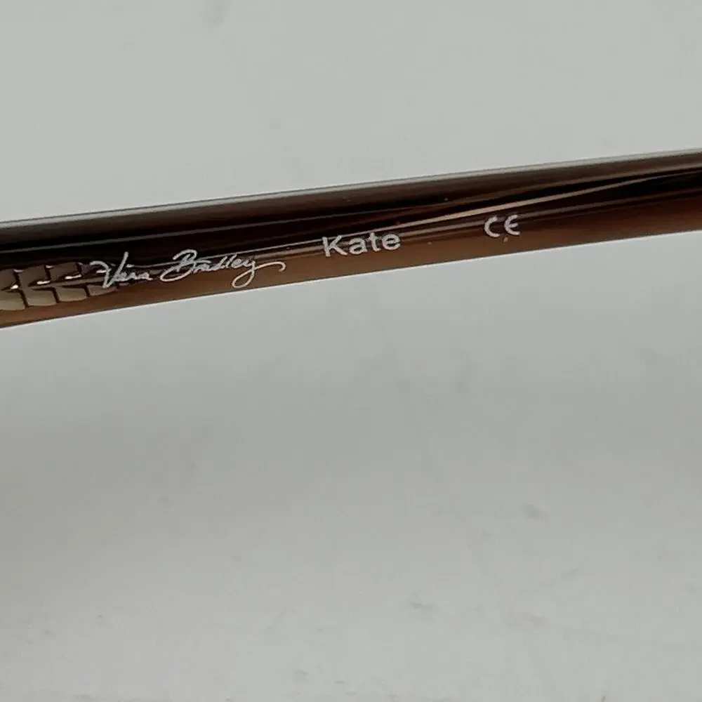 Vera Bradley 23034 LX‎ Eyeglasses Womens Brown Plastic Carnaby Frame 47-16